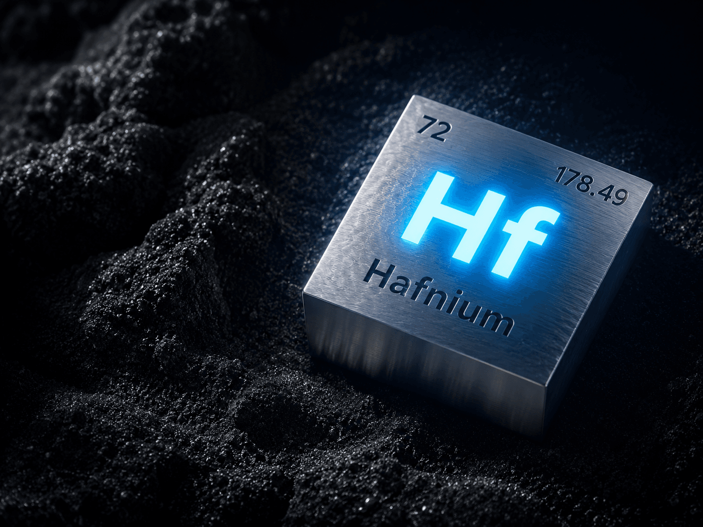 Hafnium product visual